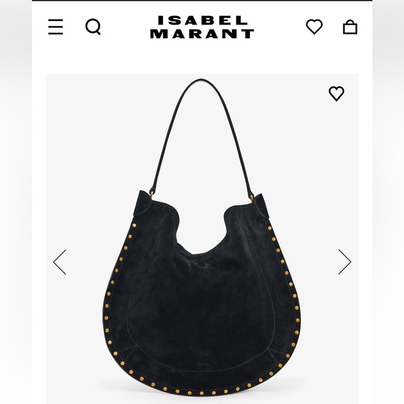 Isabel Marant Black Hobo bag - Picture 1 of 9